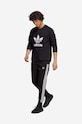 adidas Originals bluza bawełniana Adicolor Classics Trefoil Crewneck IA4854 czarny SS23