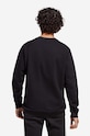 Odzież adidas Originals bluza bawełniana Adicolor Classics Trefoil Crewneck IA4854 czarny