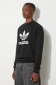 adidas Originals cotton sweatshirt black IA4854