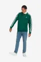 Кофта adidas Originals Adicolor Classics 3-Stripes Crew Sweatshirt зелений