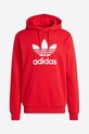 adidas Originals hanorac de bumbac rosu IA4882