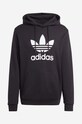 Pamučna dukserica adidas Originals Adicolor Classics Trefoil Hoodie crna IA4883