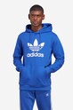 adidas Originals cotton sweatshirt Planet friendly blue IA4885
