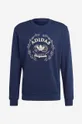 navy adidas Originals cotton sweatshirt