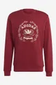 red adidas Originals cotton sweatshirt