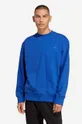 niebieski adidas Originals bluza bawełniana Adicolor Contempo Crew Sweatshirt Męski
