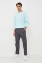 Polo Ralph Lauren bluza bawełniana 710899996 niebieski SS23