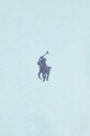 Βαμβακερή μπλούζα Polo Ralph Lauren 710899996 μπλε