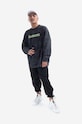 MCQ cotton sweatshirt Happy 682251RST671130 black SS23
