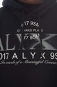 Bavlnená mikina 1017 ALYX 9SM Printed Logo Treated čierna AAUSW0175FA02