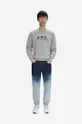 A.P.C. cotton sweatshirt Franco gray