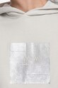 Βαμβακερή μπλούζα A-COLD-WALL* Foil Grid Hoodie μπεζ ACWMW101