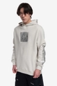 Bavlněná mikina A-COLD-WALL* Foil Grid Hoodie ACWMW101 BONE