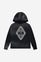 A-COLD-WALL* bluza bawełniana Gradient Hoodie z kapturem czarny ACWMW126