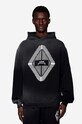 A-COLD-WALL* bluza bawełniana Gradient Hoodie ACWMW126 czarny SS23