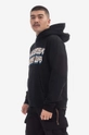 Bavlněná mikina Billionaire Boys Club Cursive Logo Popover Hood B23122 BLACK