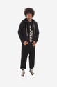 Rick Owens cotton sweatshirt DU02B4276.FEP1 black SS23