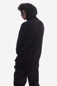 Clothing Rick Owens cotton sweatshirt Pullover Hoodie DU01C6285.RNEH1. black