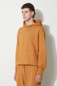 Βαμβακερή μπλούζα New Balance πορτοκαλί MT23565TOB