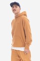 New Balance bluza bawełniana MT23565TOB pomarańczowy
