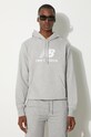 Суичър New Balance надпис сив MT31537AG