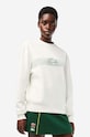 Lacoste cotton sweatshirt applique white SF5600.70V