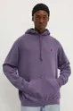 violet Gramicci cotton sweatshirt One Point Hooded Sweatshirt