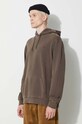Clothing Gramicci cotton sweatshirt One Point Hooded Sweatshirt G303.FT brown