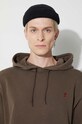Gramicci cotton sweatshirt One Point Hooded Sweatshirt brown G303.FT
