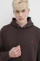 barna Gramicci pamut melegítőfelső One Point Hooded Sweatshirt
