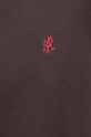 Bavlněná mikina Gramicci One Point Hooded Sweatshirt G303.FT hnědá