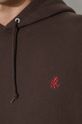 Βαμβακερή μπλούζα Gramicci One Point Hooded Sweatshirt G303.FT καφέ