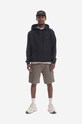 Gramicci bluza bawełniana One Point Hooded Sweatshirt czarny G303.FT
