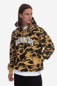 Bavlněná mikina A Bathing Ape vzorovaný žlutá 001PPI801009M