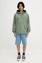 Carhartt WIP hanorac de bumbac Hooded Nelson Sweat I029963.1YFGD verde