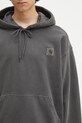 Bavlnená mikina Carhartt WIP Hooded Nelson Sweat sivá I029963.87GD
