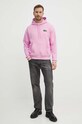 Lacoste hanorac de bumbac SH6404 roz SS24