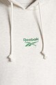Reebok Classic cotton sweatshirt Small Vector Hoodie HS7152 beige