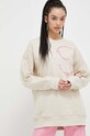 adidas by Stella McCartney pamut melegítőfelső IA7713 bézs