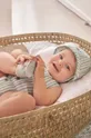 Mayoral Newborn czapka i body niemowlęce turkusowy