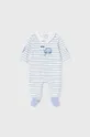 Φόρμες με φουφούλα μωρού Mayoral Newborn 2-pack μπλε