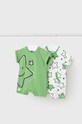 Mayoral Newborn rampers niemowlęcy 2-pack Produkt niemowlęcy zielony 1759.1N.NEWBORN