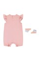 Levi's rampers bawełniany niemowlęcy 1EH108 różowy SS23