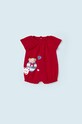 Бавовняний ромпер для немовлят Mayoral Newborn 3-pack 1760.2V.NEWBORN червоний SS23
