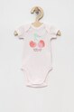 Βαμβακερά φορμάκια για μωρά United Colors of Benetton 2-pack 3GI70B00E.W.SEASONAL ροζ SS23