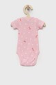 Βαμβακερά φορμάκια για μωρά United Colors of Benetton 2-pack 3GI70B00E.W.SEASONAL ροζ