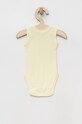 United Colors of Benetton body din bumbac pentru bebelusi 2-pack 3GI70B00G.W.SEASONAL galben