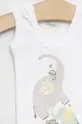 United Colors of Benetton body bawełniane niemowlęce 2-pack