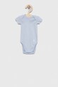 United Colors of Benetton body bawełniane niemowlęce 3-pack 3GI70B079.W.REPROPOSED niebieski SS23