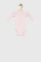 Βαμβακερά φορμάκια για μωρά United Colors of Benetton 3-pack ροζ